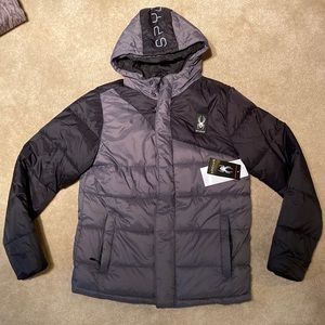 Spyder Circuit Puffer Jacket polar Mens Medium
